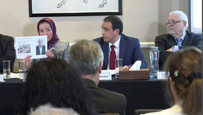 کنفرانس مطبوعاتی مقاومت ایران در لندن