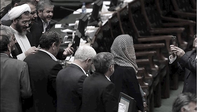 موگرینی در مجلس رژیم ایران
