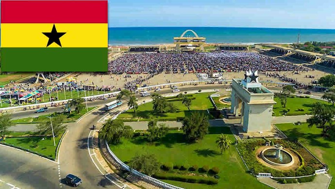 ۶ فوریه ۱۹۵۷ - ۱۷بهمن: استقلال کشور غنا