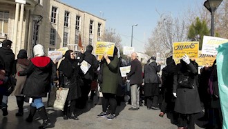 تجمع اعتراضی غارت‌شدگان کاسپین تهران مقابل دادستانی ۷بهمن‌ماه ۹۷