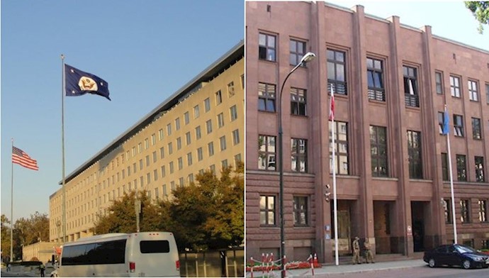وزارت خارجه لهستان - وزارت خارجه آمریکا