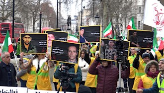  ایرانیان آزاده و اشرف نشان ها در لندن در سالگرد قیام مردم ایران در دیماه ۹۶