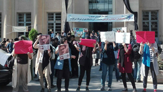 تجمع  و اعتراض دانشجویان دانشگاه تهران به حضور آخوند  روحانی - ۲۴مهر۹۸