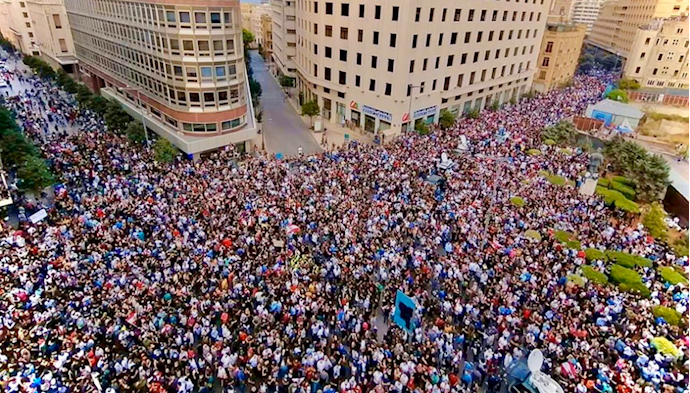 ششمین روز  قیام در لبنان
