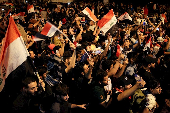 تظاهرات و قیام در عراق - بغداد - ۳آبان ۹۸