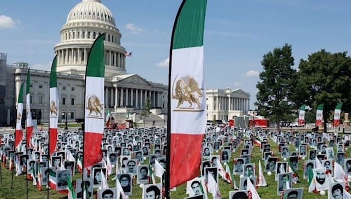 بزرگداشت شهدان قتل‌عام ۶۷ مقابل کنگره آمریکا