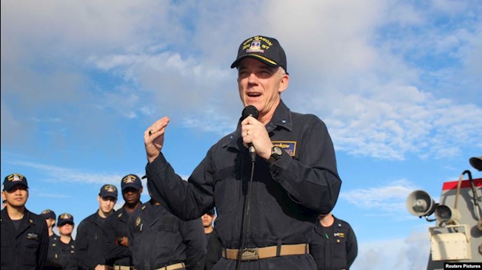 دریاسالار جیم مالوی رئیس فرماندهی مرکز نیروی دریایی آمریکا در خاورمیانه