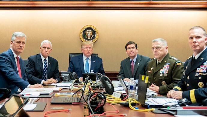 ستاد دونالد ترامپ رئیس جمهور آمریکا در عملیات علیه ابوبکر البغدادی