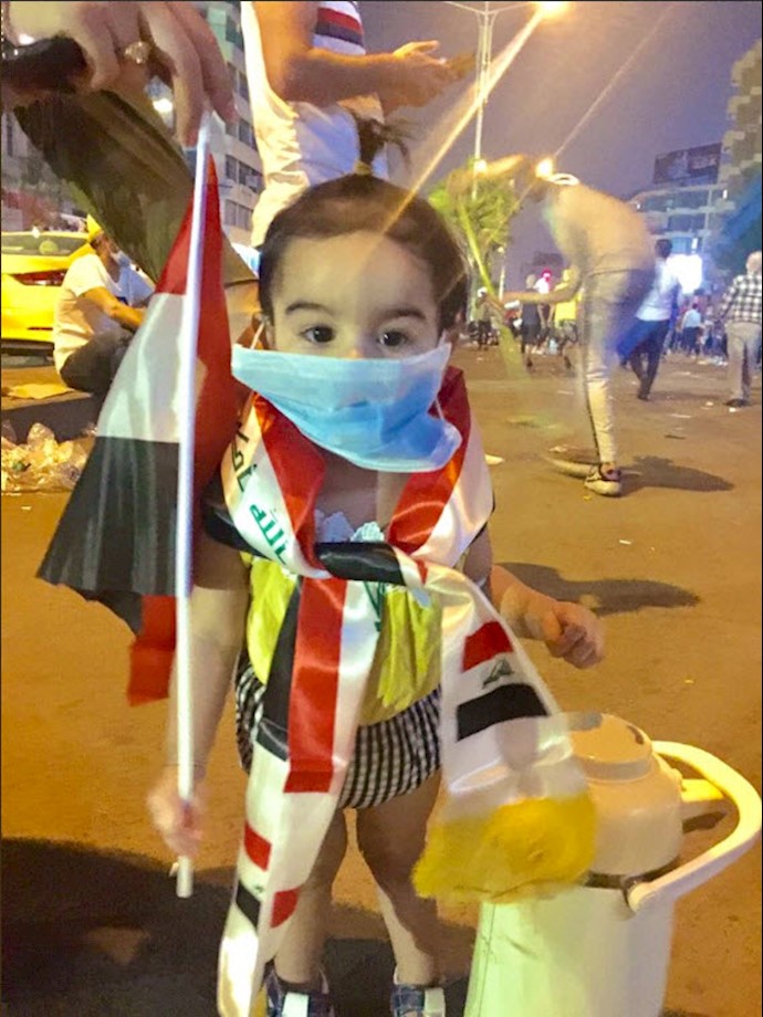 استمرار تظاهرات در عراق - بغداد - ۲۶آبان ۹۸