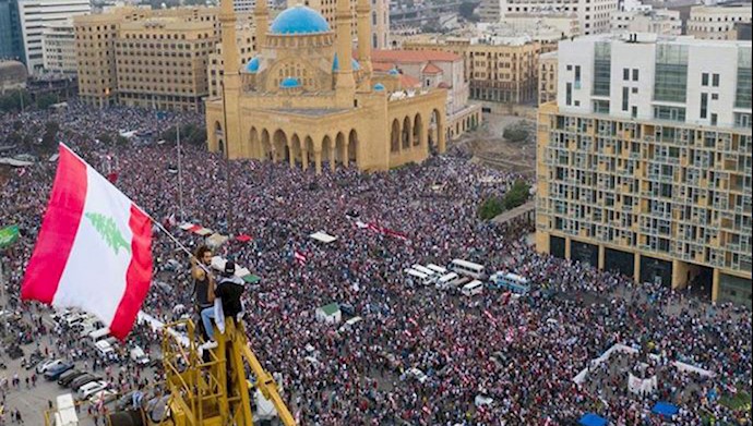 تظاهرات میلیونی در لبنان