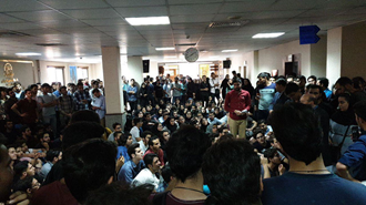تجمع اعتراضی دانشجویان امیر کبیر  ۲۱مهر۹۸