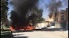 به آتش کشیدن دفتر امام  جمعه  رژیم  در لردگان ۱۳مهر۹۸