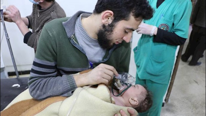 حمله شیمیایی رژیم اسد به مردم و کودکان سوریه - عکس از آرشیو