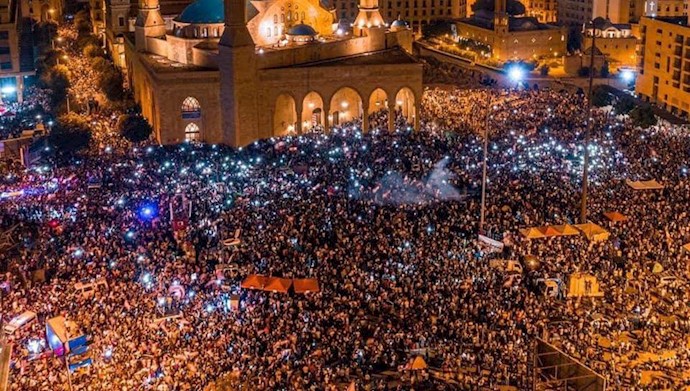 ششمین روز تظاهرات و قیام در لبنان