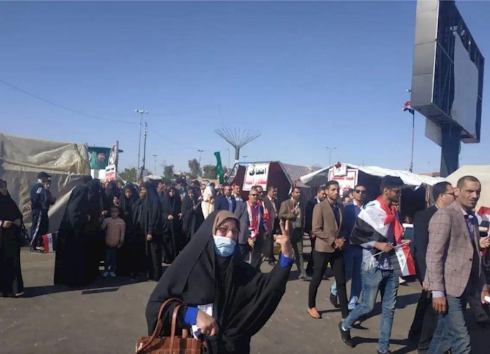 انجمن معلمان و دانشجویان نجف در میدان صدرین