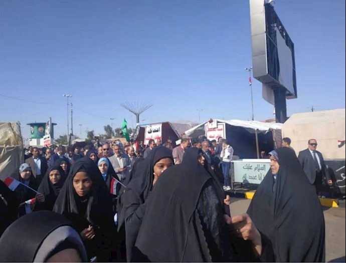 انجمن معلمان و دانشجویان نجف در میدان صدرین