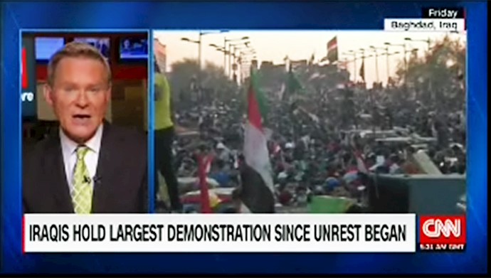 بزرگترین تظاهرات در عراق طی ۲ ماه گذشته