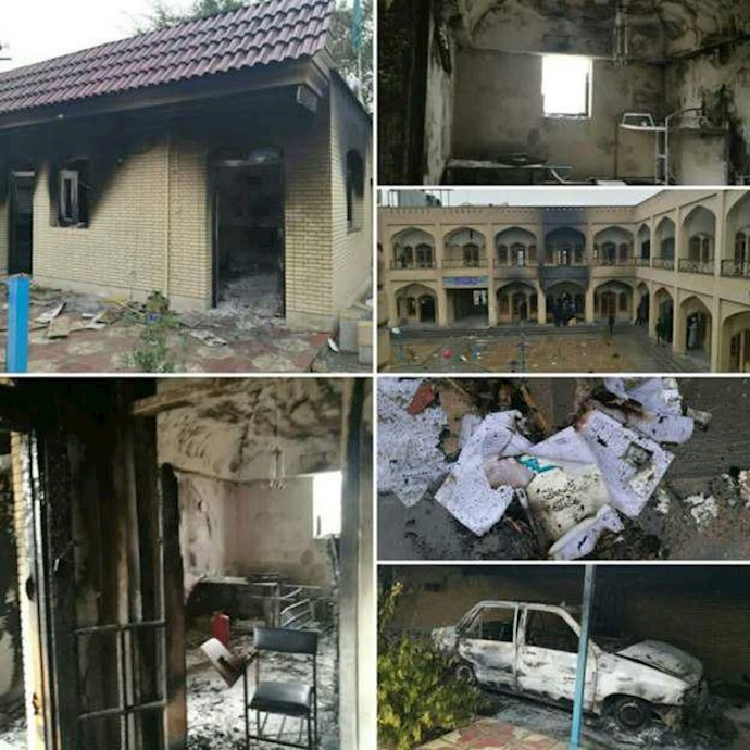 به آتش کشیدن دو حوزه علمیه آخوندی در شیراز و کازرون