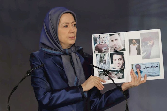 مریم رجوی - مراسم بزرگداشت شهیدان قیام ایران