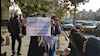 تهران.تجمع بازنشستگان فولاد مقابل وزارت تعاون و کار رژیم
