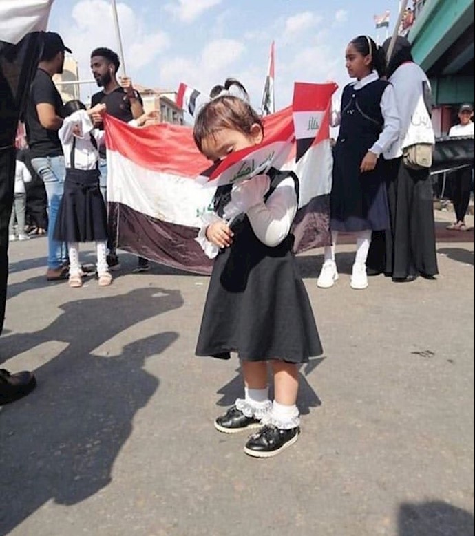  حضور کودکان و نوجوانانن در قیام عراق