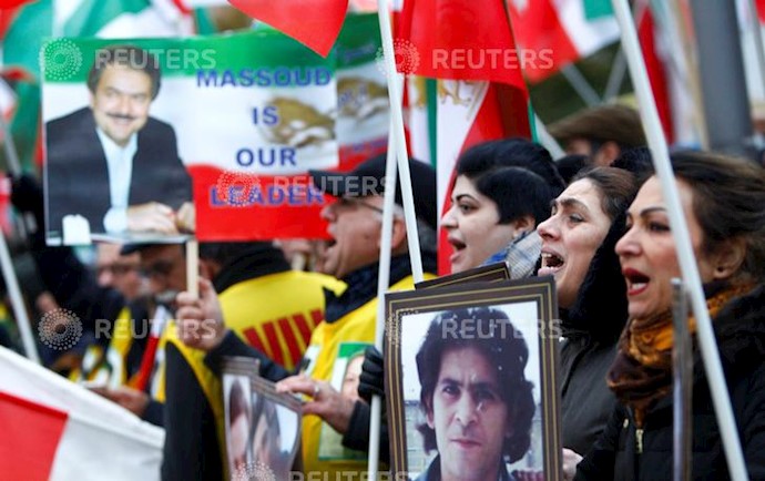 تظاهرات در مقابل سفارت ایران در برلین آلمان ۲۶دسامبر۲۰۱۹