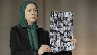 مریم رجوی - بزرگداشت چهلمین روز شهیدان قیام آبان در اشرف۳