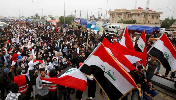 تظاهرات در میدان تحریر بغداد