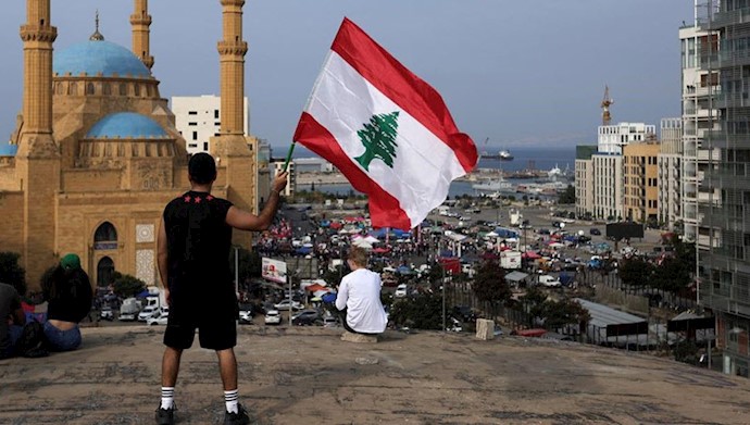 تظاهرات مردم لبنان