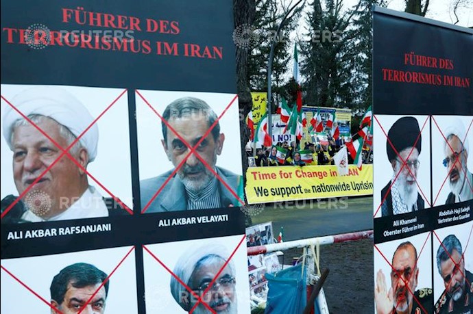 تظاهرات در مقابل سفارت ایران در برلین آلمان ۲۶دسامبر۲۰۱۹