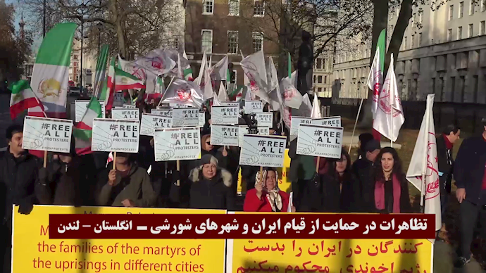 تظاهرات در لندن، همبستگی با قیام و کانون‌های شورشی