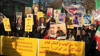 حمایت از قیام سراسری مردم ایران توسط ایرانیان آزاده در لندن