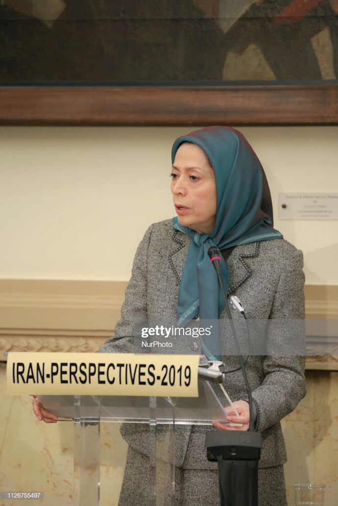 مریم رجوی در مجلس ملی فرانسه - کنفرانس درباره سیاست علیه تروریسم رژیم ایران