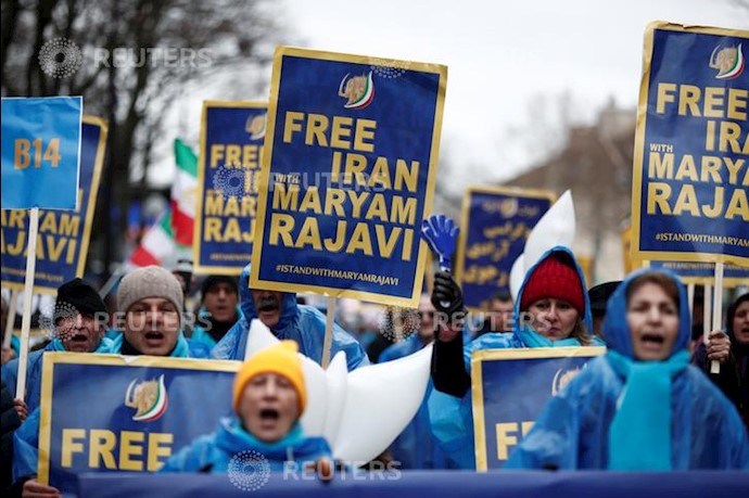 رویترز - تظاهرات ایرانیان در پاریس -۱۹بهمن ۹۷