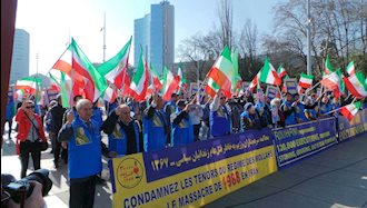 تظاهرات ایرانیان آزاده در ژنو - ۷ اسفند ۹۷