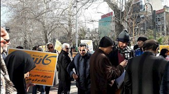 تجمع اعتراضی غارت شدگان کاسپین در تهران ۱۵بهمن۹۷