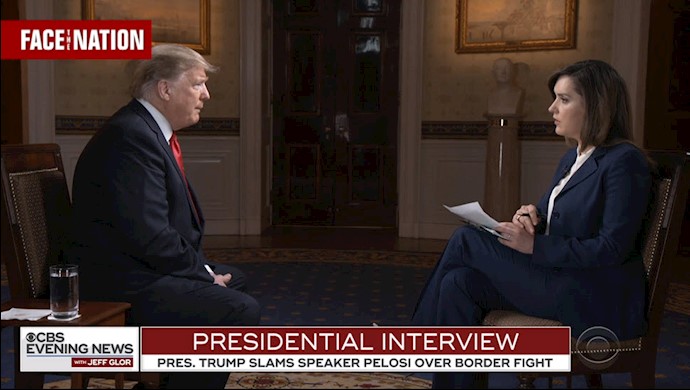 مصاحبه دونالد ترامپ با سی  بی اس