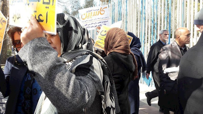 تجمع و راهپیمایی غارت‌شدگان کاسپین در تهران