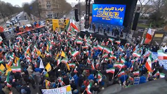 پاریس - تظاهرات ایرانیان آزاده - ۱۹بهمن ۹۷