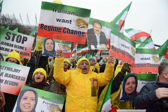 تصاویری از تظاهرات ایران آزاد در ورشو توسط خبرگزاری تصویری ا.پ.ا