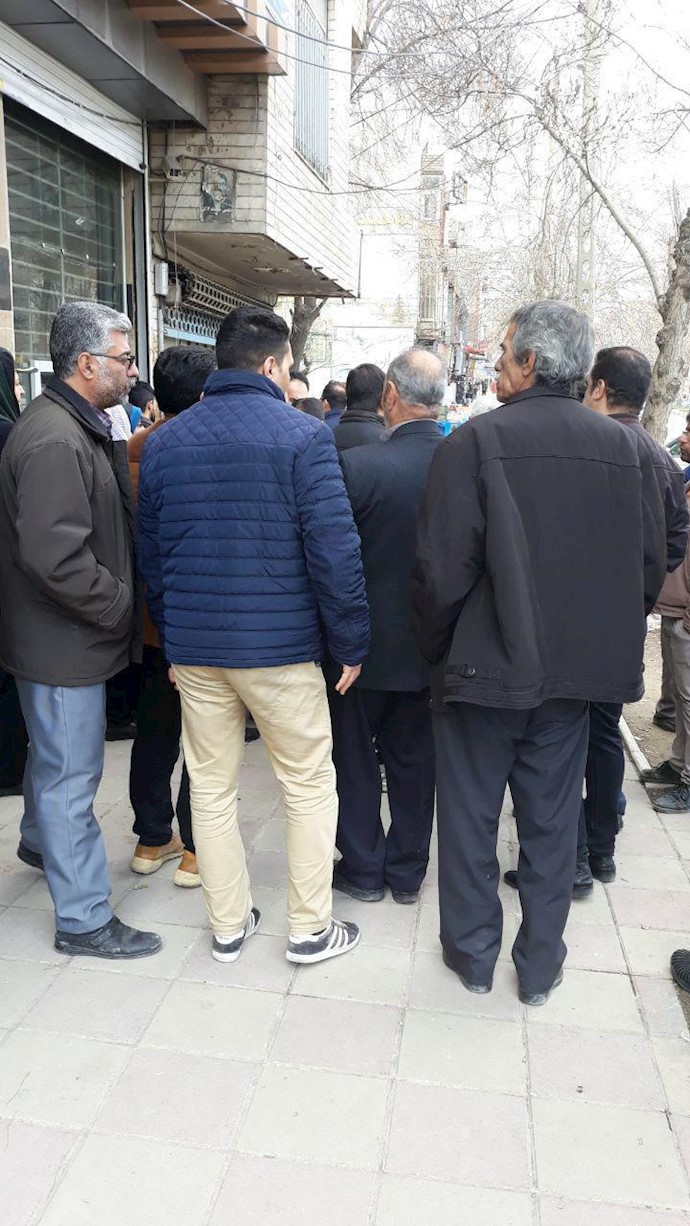 تجمع اعتراضی غارت‌شدگان کاسپین در کرمانشاه