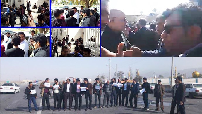 اعتراض در شهرهای کرمان، شوش و جیرفت 