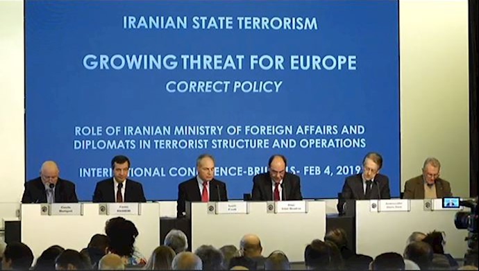 كنفرانس بين المللي در بروكسل درباره تروریسم  رژیم آخوندی