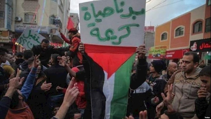 اعتراض مردم غزه