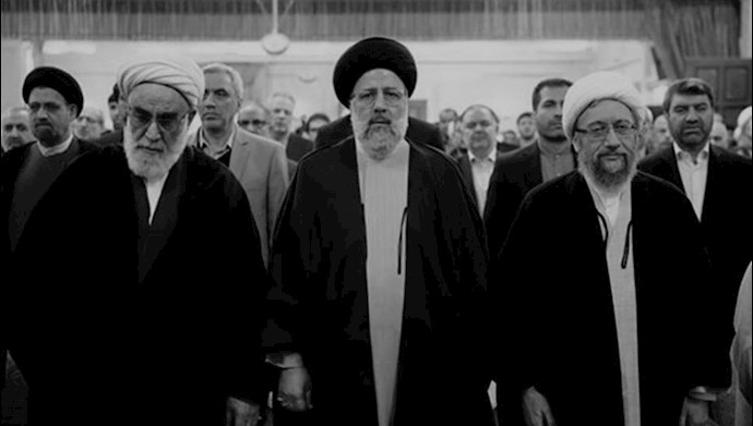 تحویل گیری قو قضاییه آخوندی توسط آخوند جلاد ابراهیم رئیسی