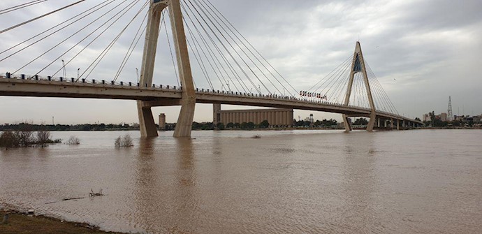 رودخانه کارون-اهواز- هم اکنون