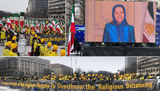 پیام مریم رجوی به تظاهرات روز  ۸ مارس در واشنگتن