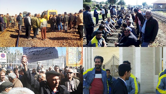 اعتصاب و اعتراض در شهرهای هرمزگان، لرستان، زاگرس، مشهد، اندیمشک و آذربایجان، بندر عباس و اصفهان