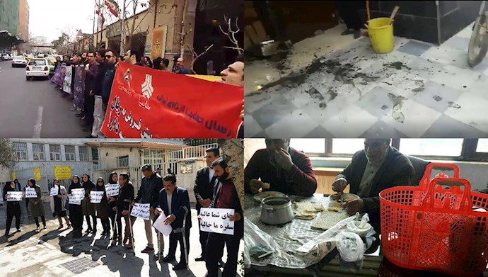 تجمعهای اعتراضی در تهران، نقده، کرج و سوسنگرد