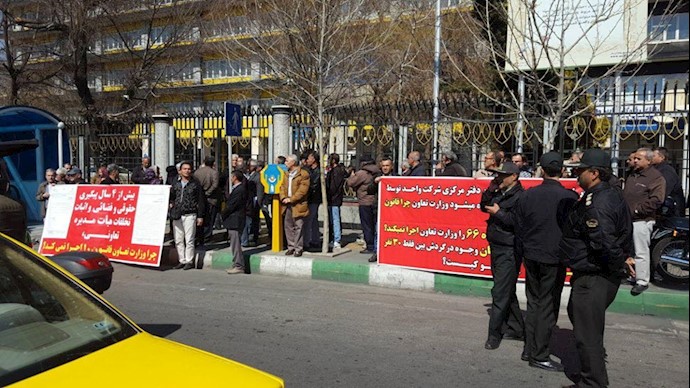 تجمع کارگران عضو تعاونی مسکن شرکت واحد در تهران